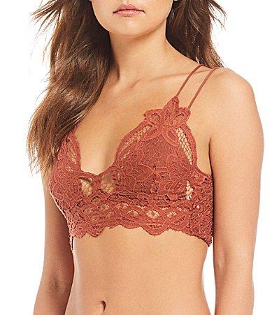 Free People Adella Crochet Lace Plunge Neck Bralette Product Image