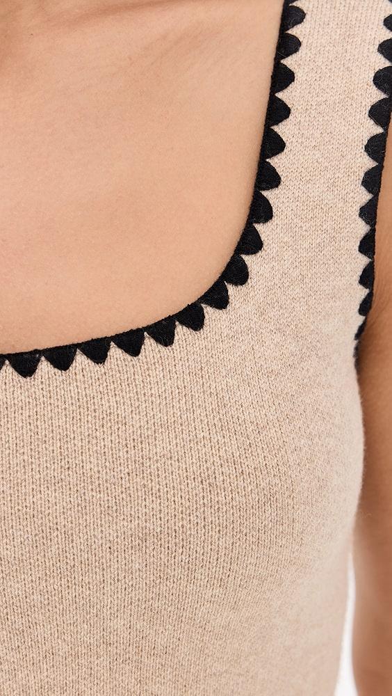 Reformation Isabelle Wool Embroidered Sweater Dress | Shopbop Product Image