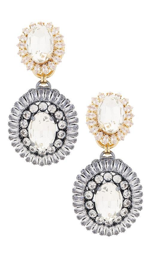 Oval Disc Chandelier Earrings Product Image