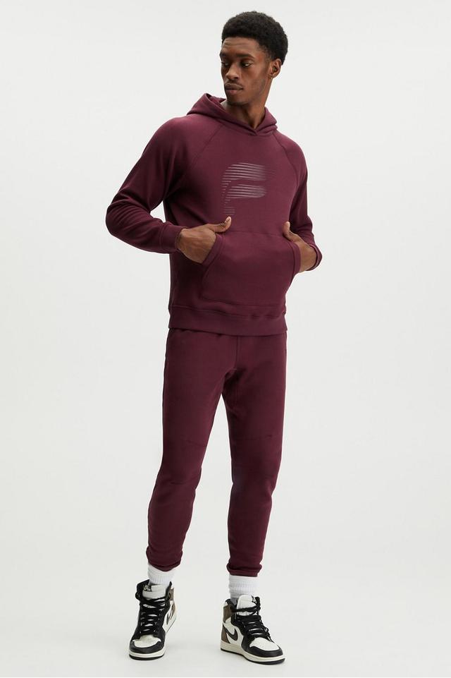 Fabletics Men The Postgame male Cranberry Stripe Size Osfm Product Image