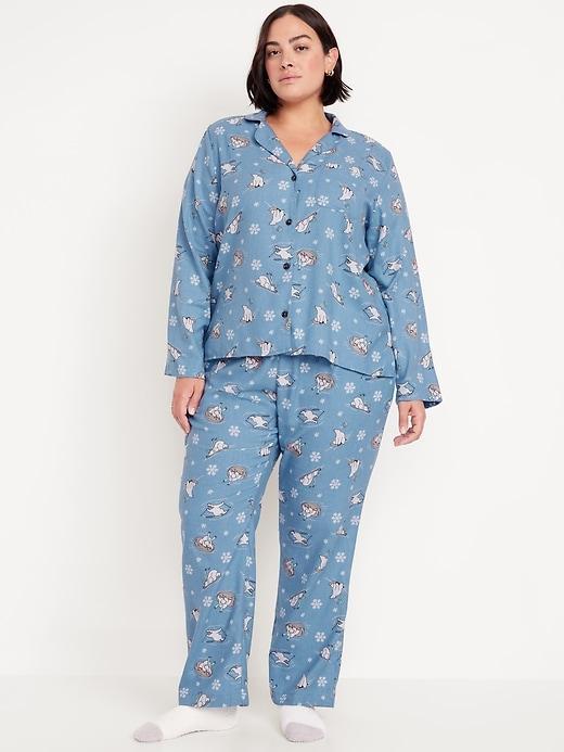 Flannel Pajama Set for Women Product Image