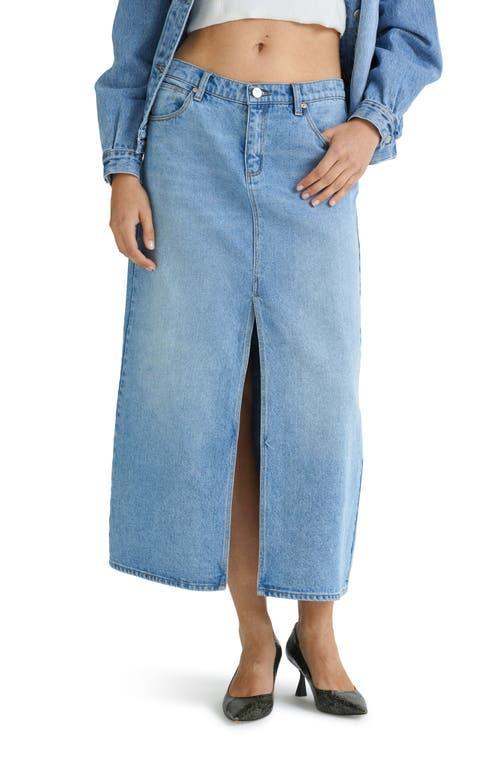 Abrand Jeans 99 Denim Low Maxi Skirt Womens at Urban Outfitters Product Image