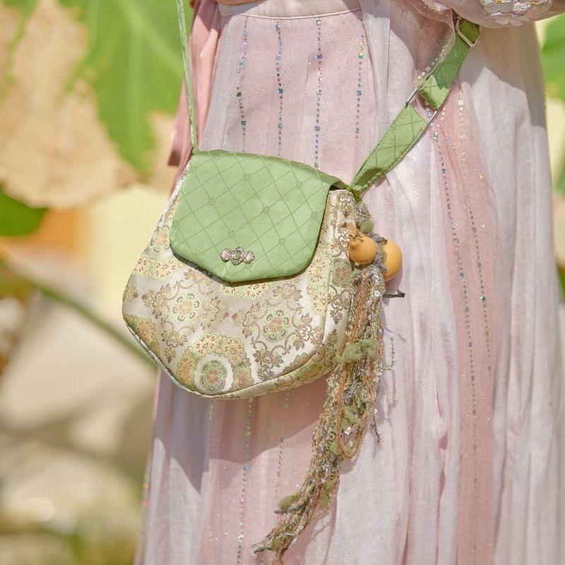 Floral Flap Crossbody Bag Product Image