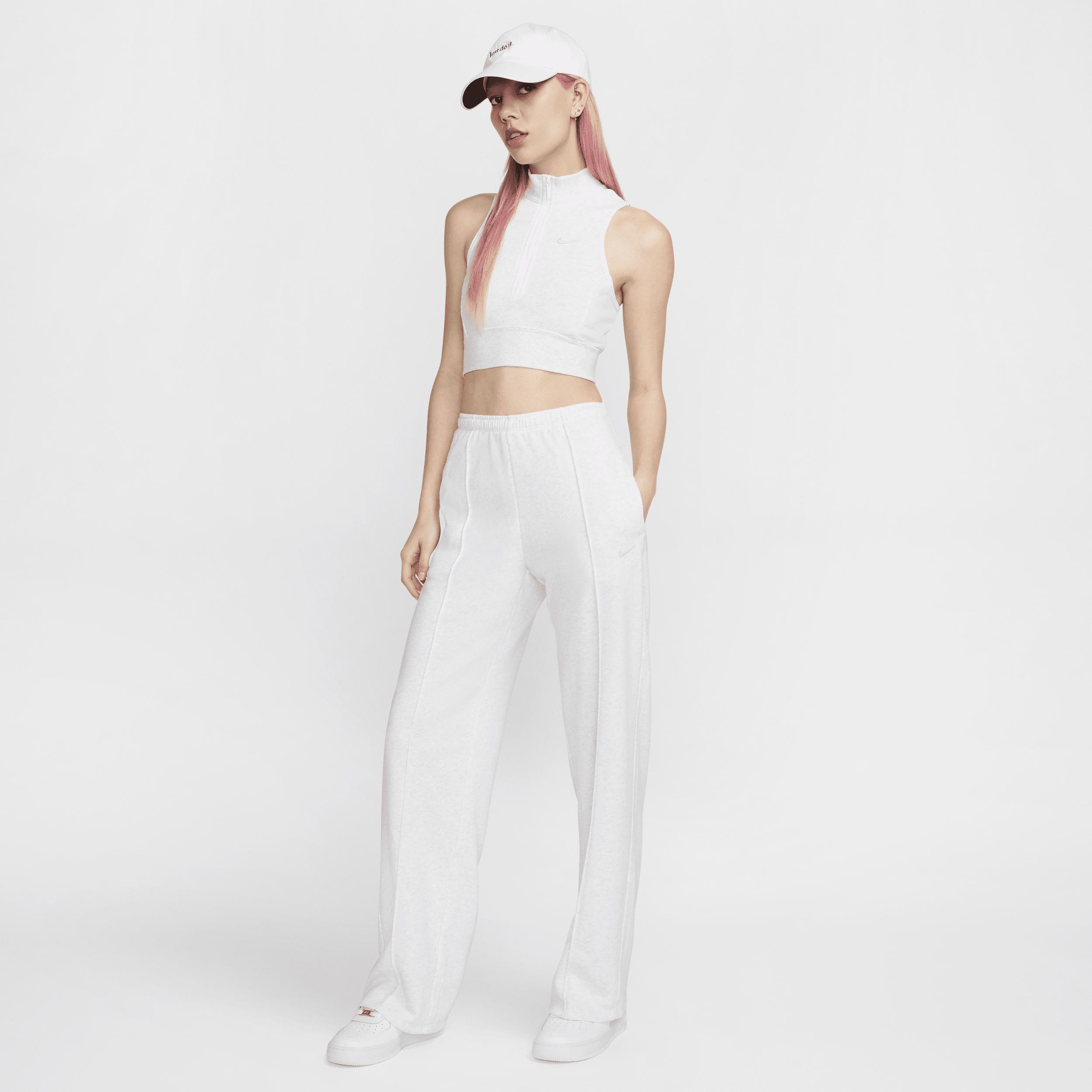 Nike Sportswear Chill Terry Women's Mid-Rise French Terry Open-Hem Sweatpants Product Image