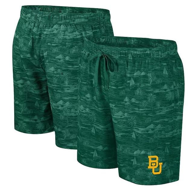 Mens Colosseum Green Baylor Bears Ozark Swim Shorts Product Image