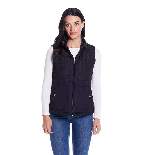 Womens Weathercast Plush Lined Quilted Vest Product Image