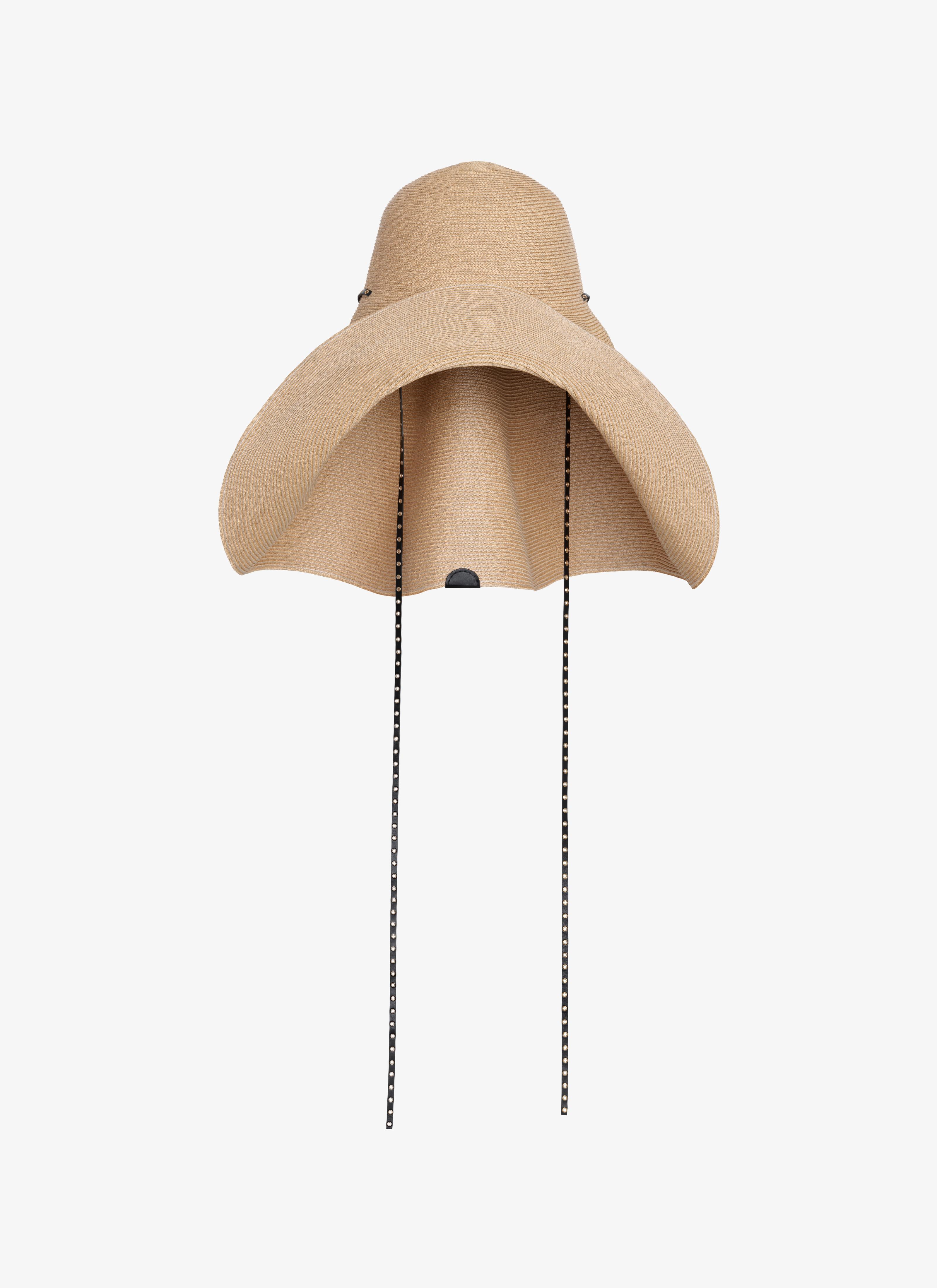 Natural CAPELINE HAT IN PAPER STRAW product image