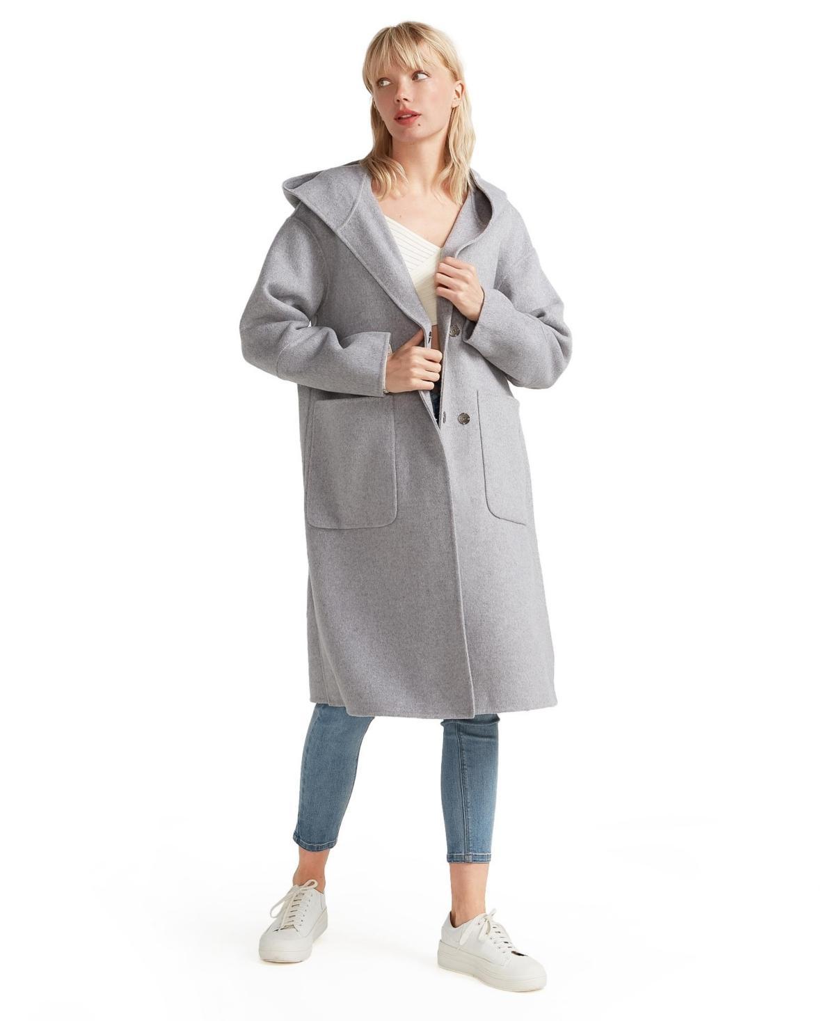 Women Belle & Bloom Walk This Way Wool Blend Oversized Coat Product Image