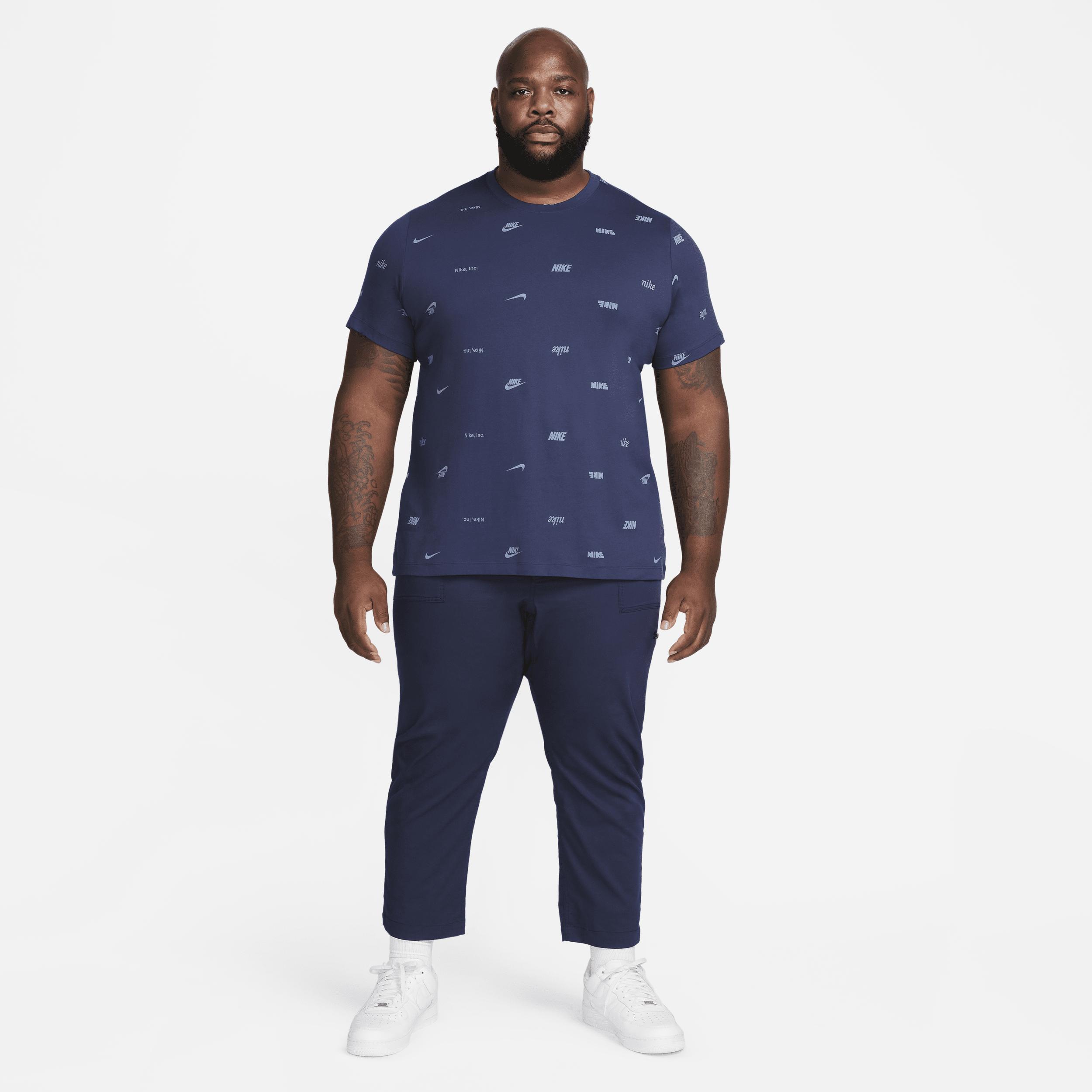 Nike Men's Club Allover Print T-Shirt Product Image