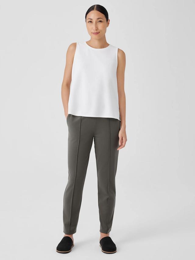 EILEEN FISHER Washable Flex Ponte Pintuck Pantfemale Product Image