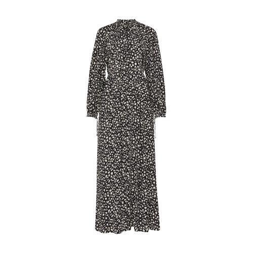 Urbania Maxi Printed Dress In Nero_bianco Product Image