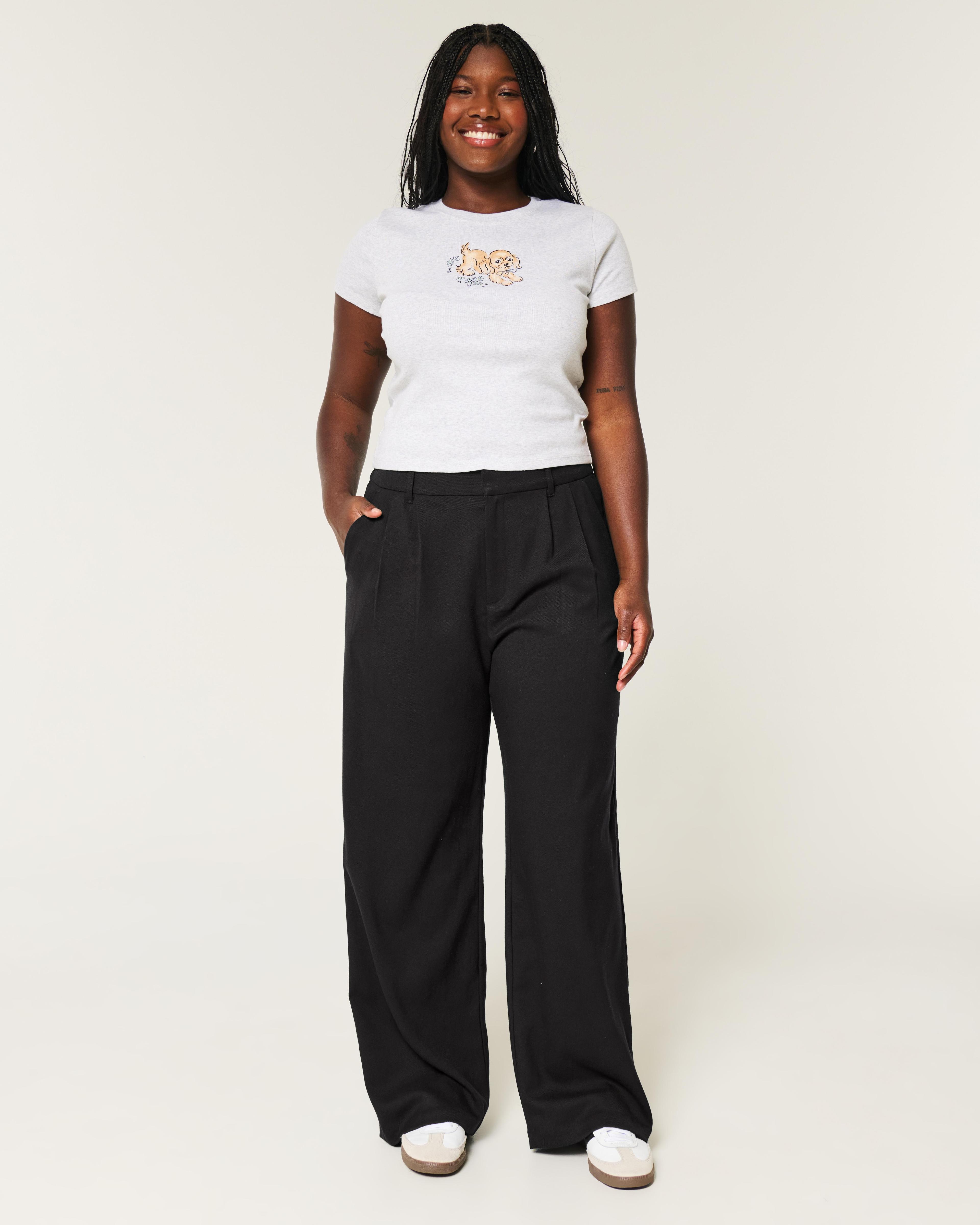 Hollister Livvy Ultra High-Rise Wide-Leg Pants Product Image