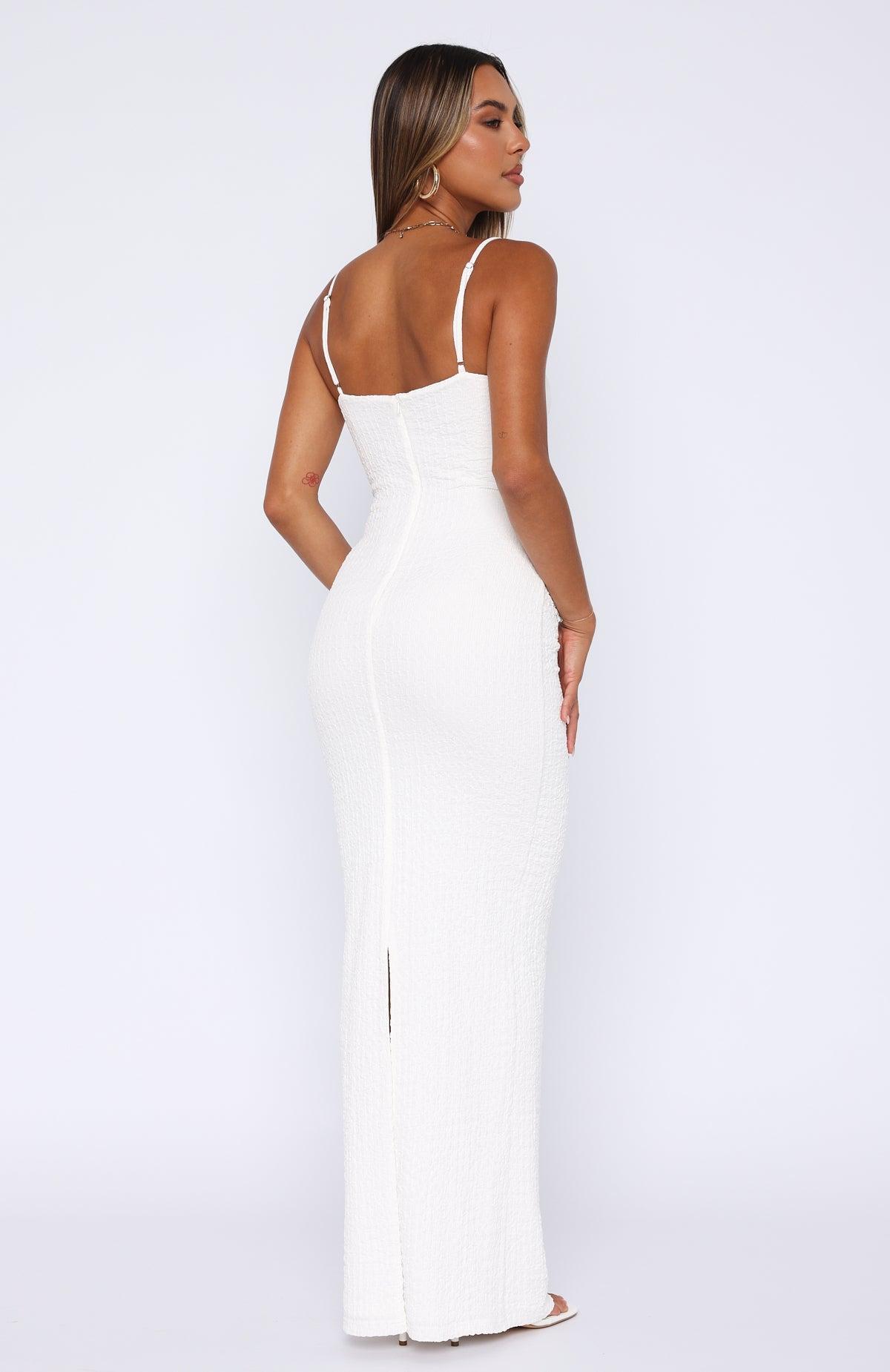 No Stress Maxi Dress White Product Image