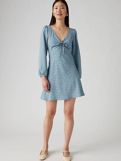 Delray Long Sleeve Mini Dress Product Image