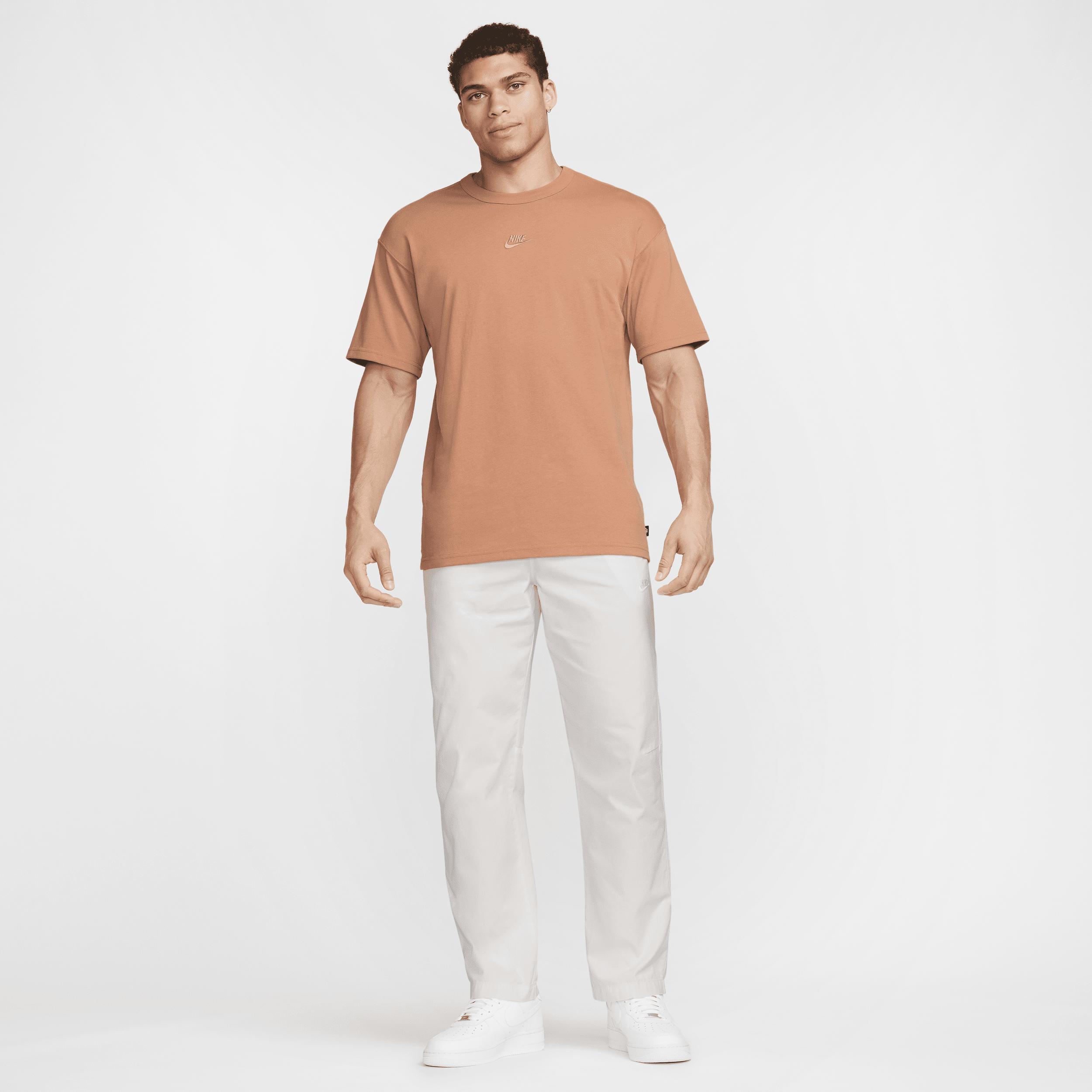 Nike Mens Nike NSW Premium Essentials SUST T-Shirt - Mens Amber Brown Product Image