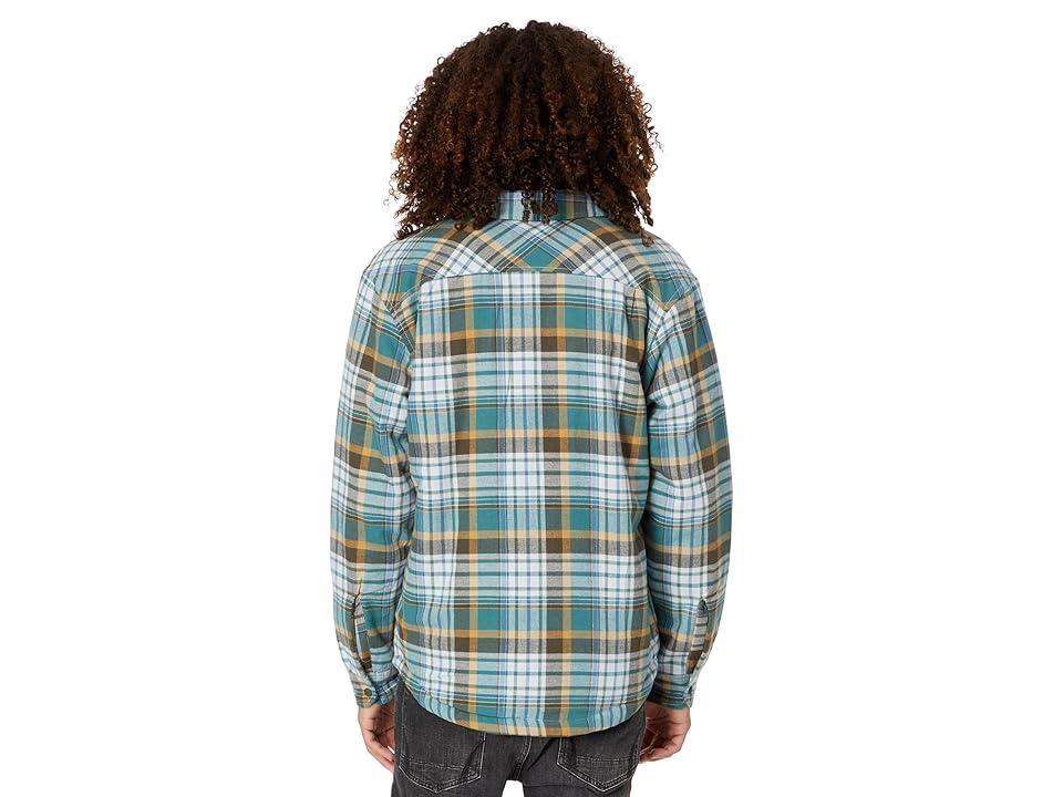 Hurley Portland Sherpa Lined Flannel (Deep Mojito) Men's Clothing Product Image