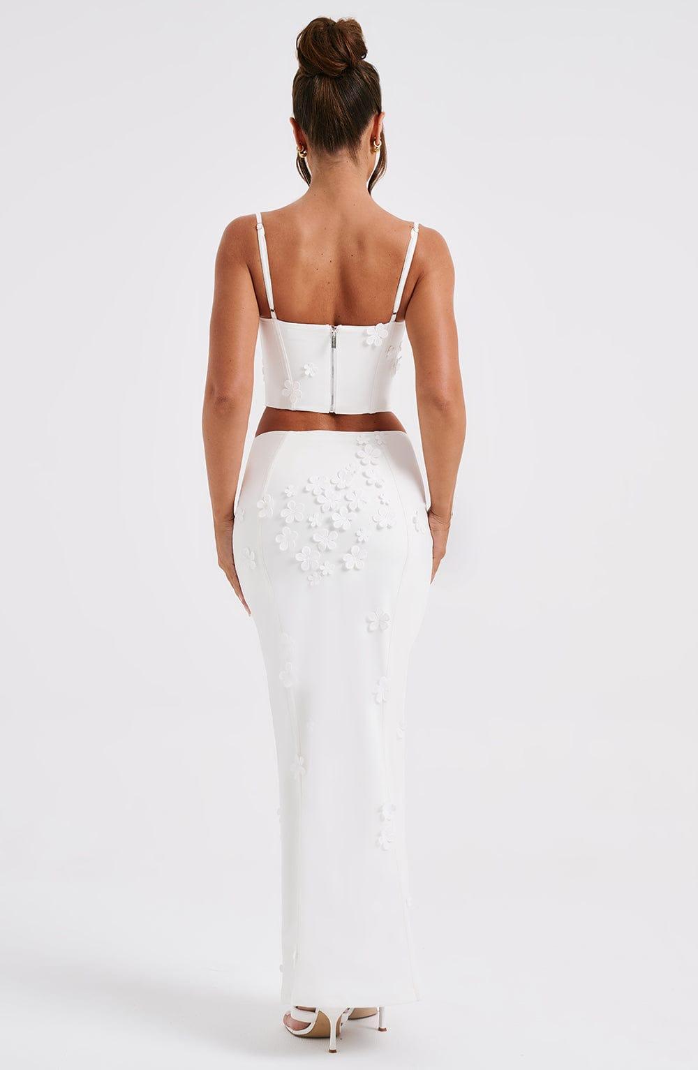 Dalary Maxi Skirt - White Product Image