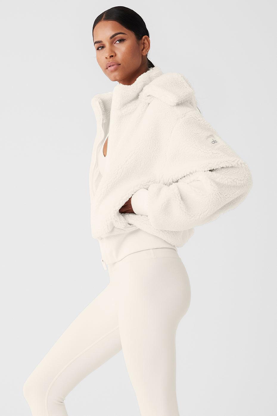 Alo Yoga | Foxy Sherpa Jacket White Product Image