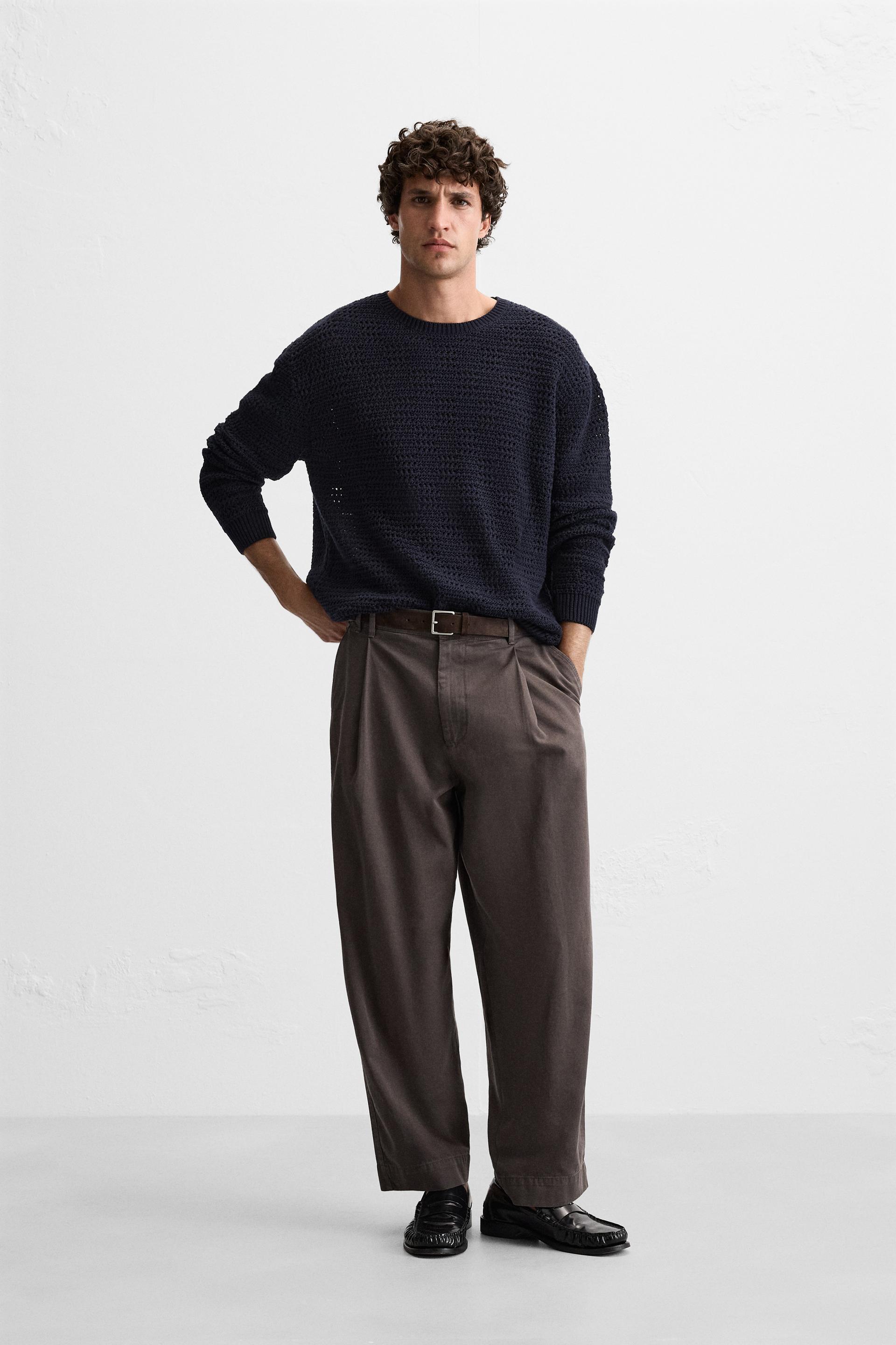 STRUCTURED OPENWORK SWEATER Product Image