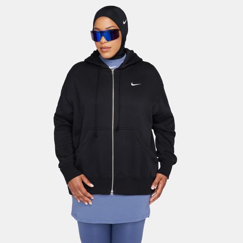 Nike Womens Nike Phoenix Fleece Long Sleeve Full-Zip - Womens Product Image