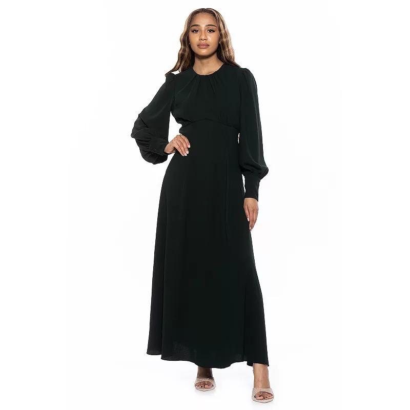 Womens ALEXIA ADMOR Yesenia Flowy Long Sleeve Maxi Dress Product Image