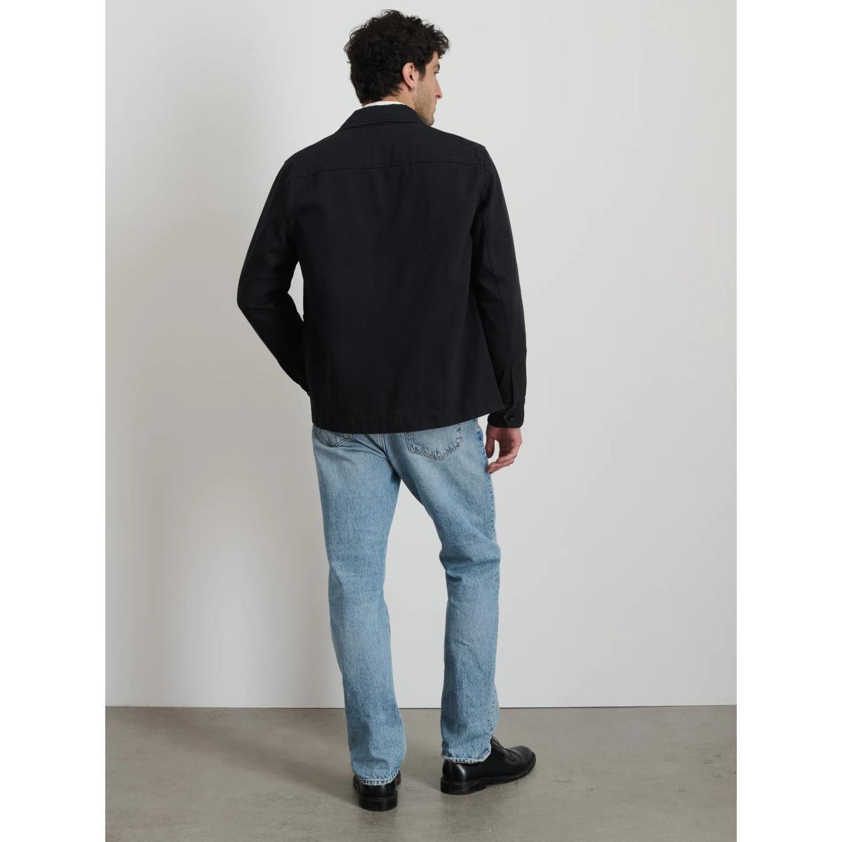 Work Jacket French Washed Black Product Image