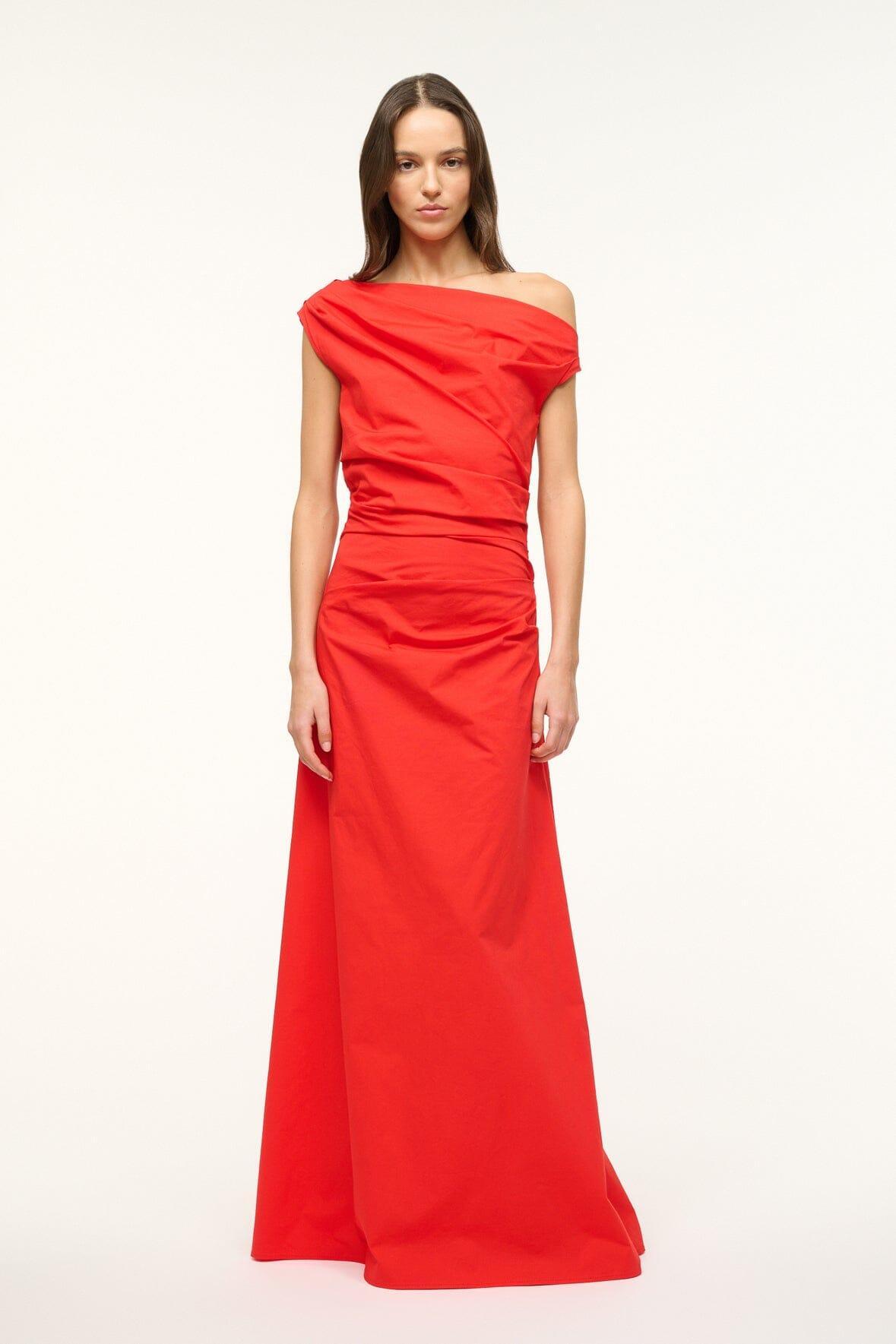 MAXI PHARE DRESS | RED ROSE Product Image