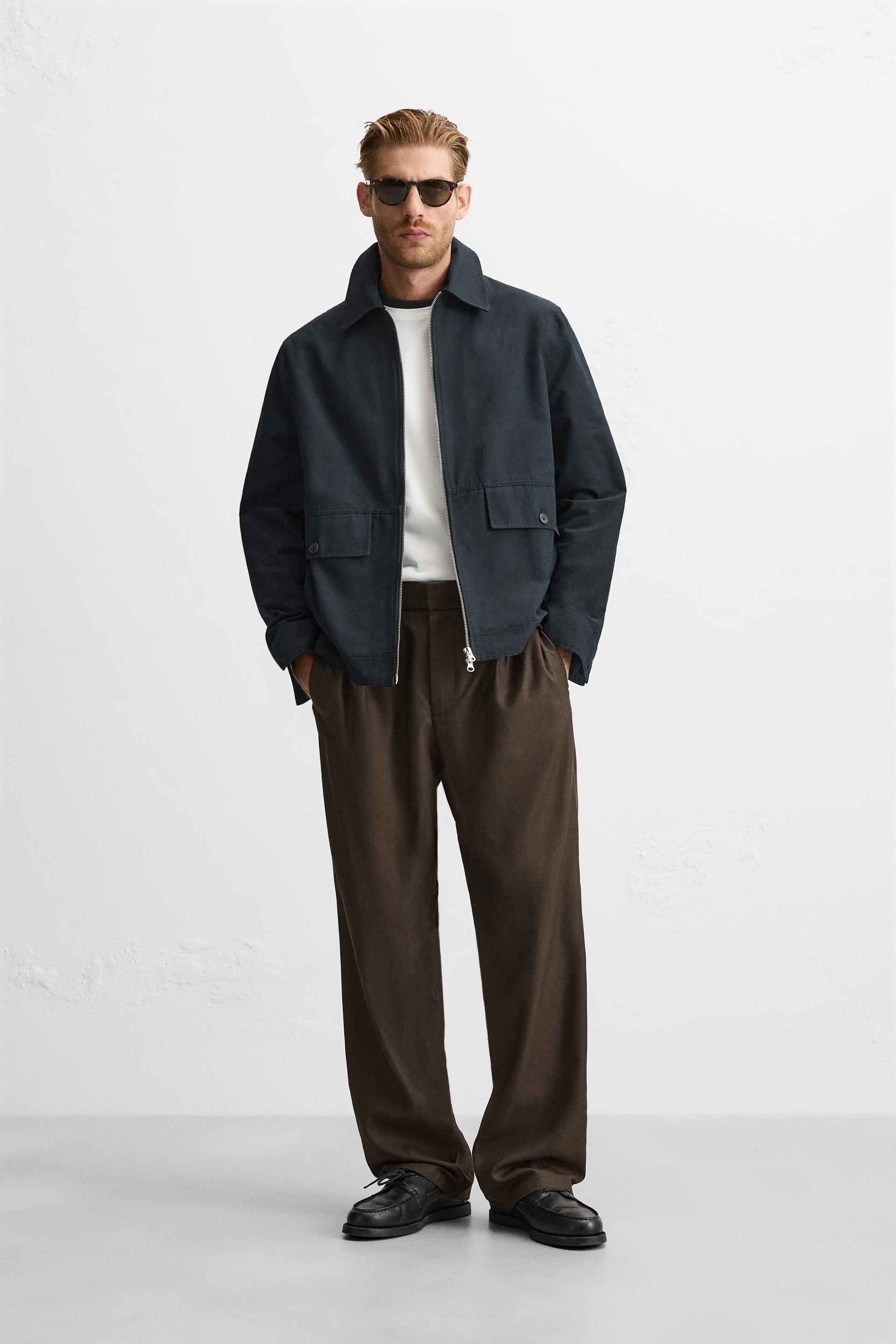 PLEATED JOGGER WAIST PANTS Product Image