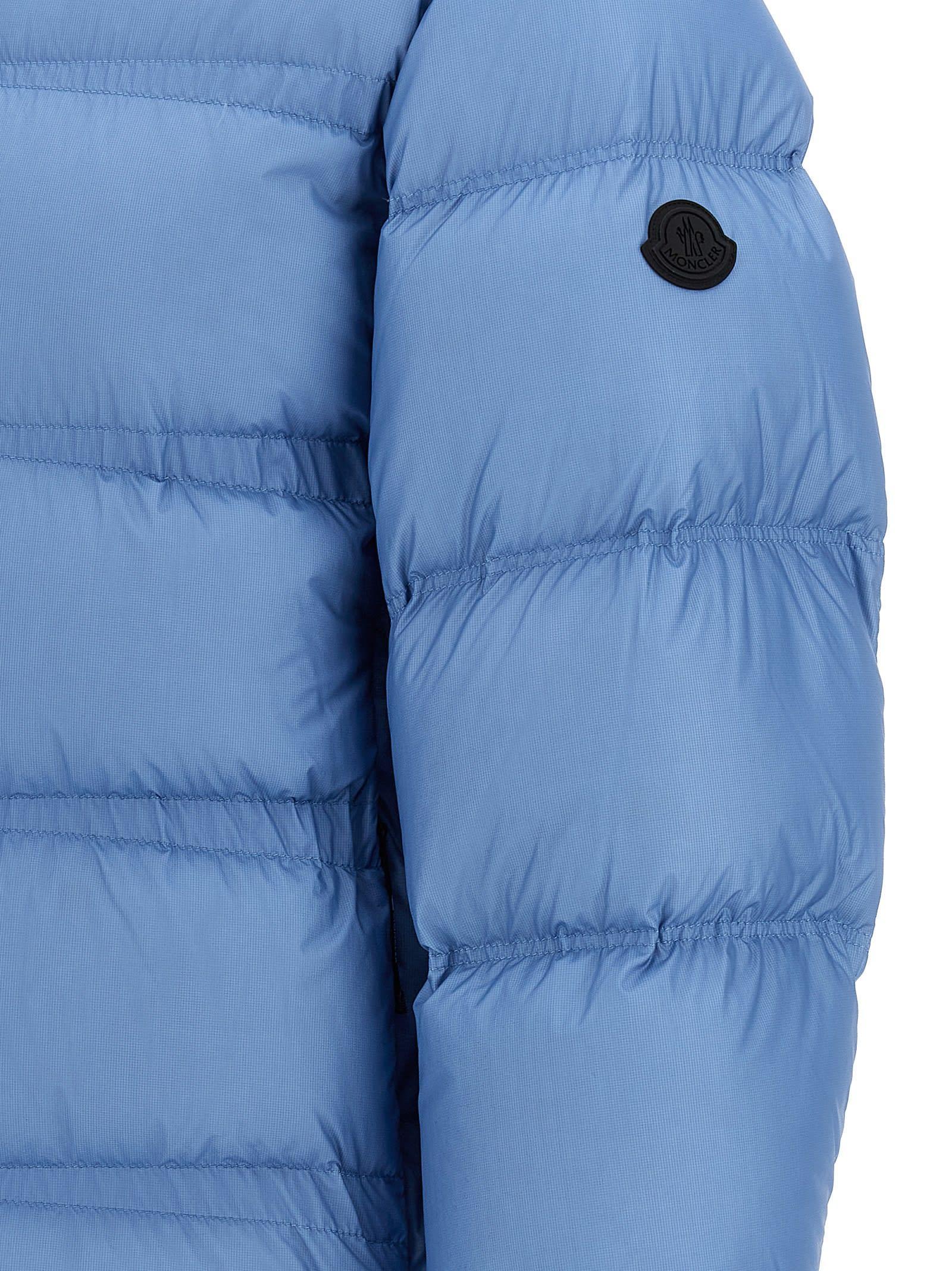 MONCLER Down Jacket In Blue Product Image