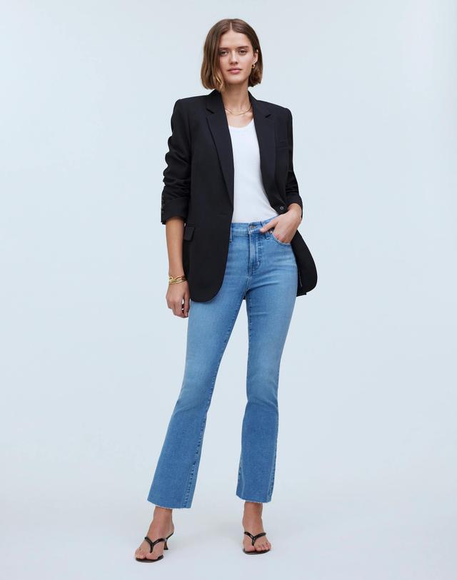 Kick Out Crop Jeans in Corley Wash: Raw-Hem Edition Product Image