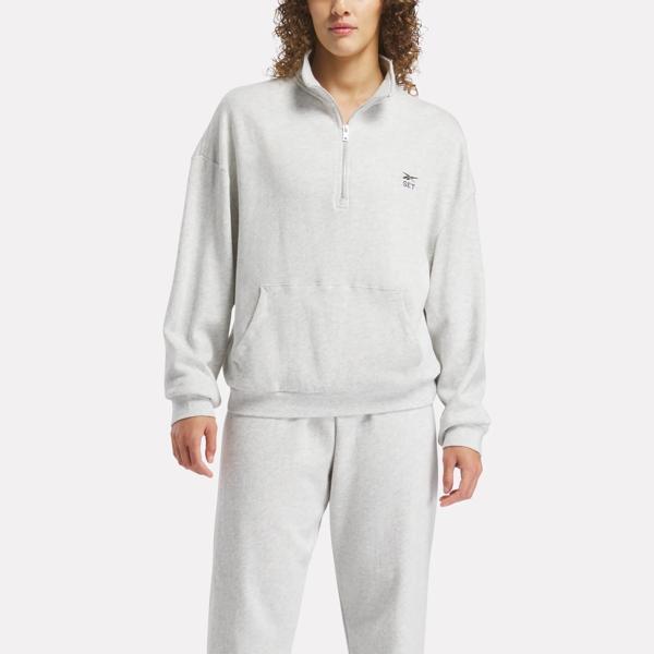 Reebok x SET Classic Lightweight Quarter-Zip Sweatshirt Product Image