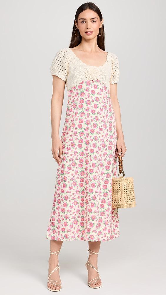 English Factory Crochet Floral Maxi Dress | Shopbop Product Image