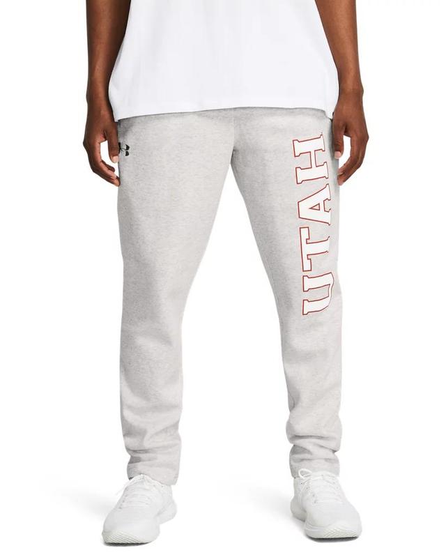 Men's UA Rival Fleece Collegiate Open Bottom Pants Product Image