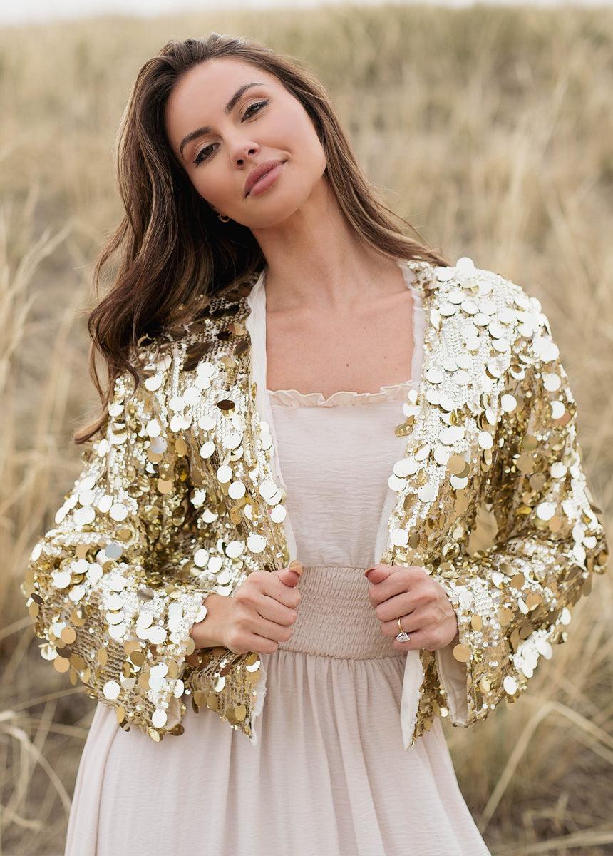 Liv Jacket in Gold Product Image