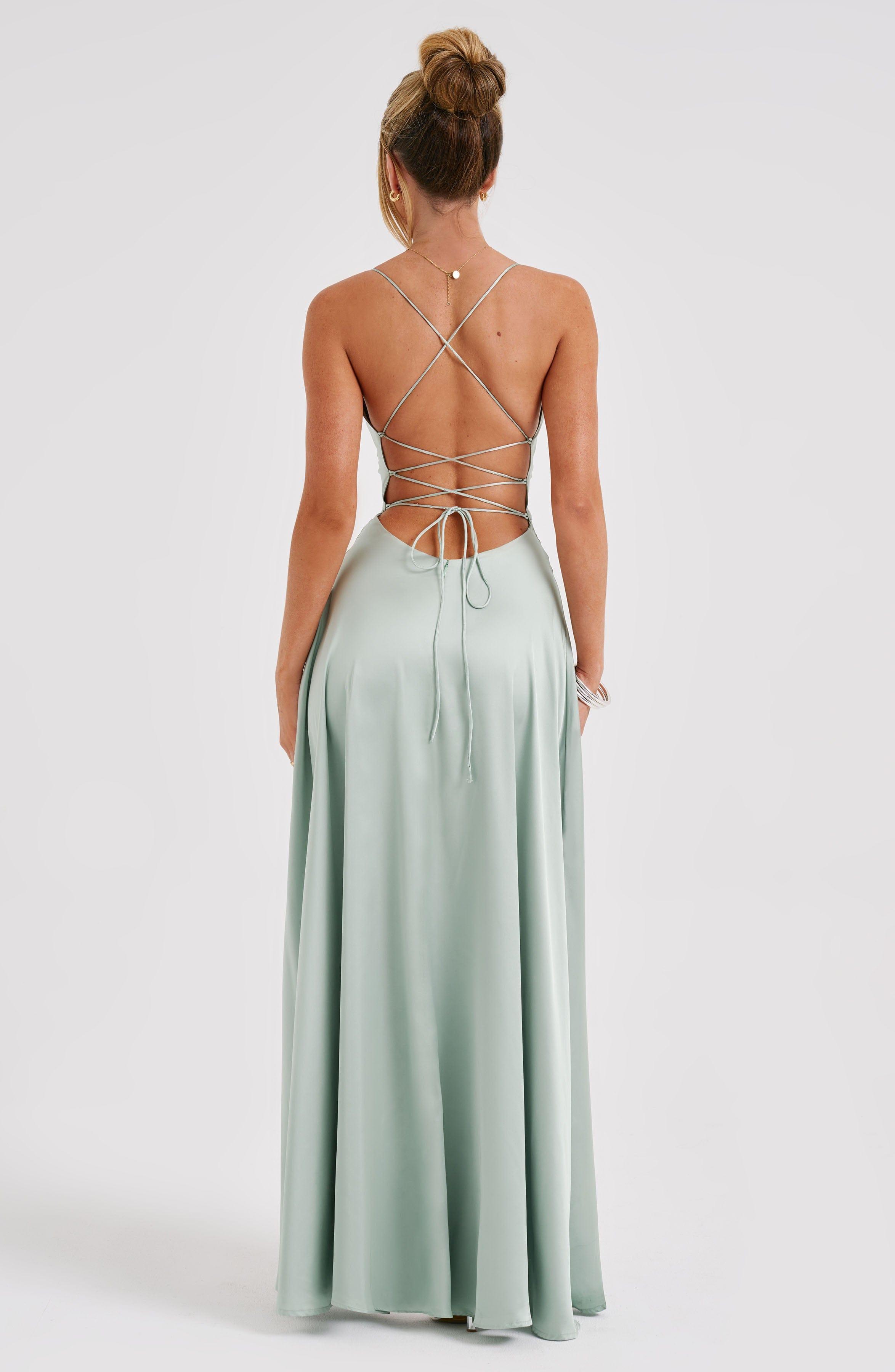 Bethany Maxi Dress - Sage Product Image