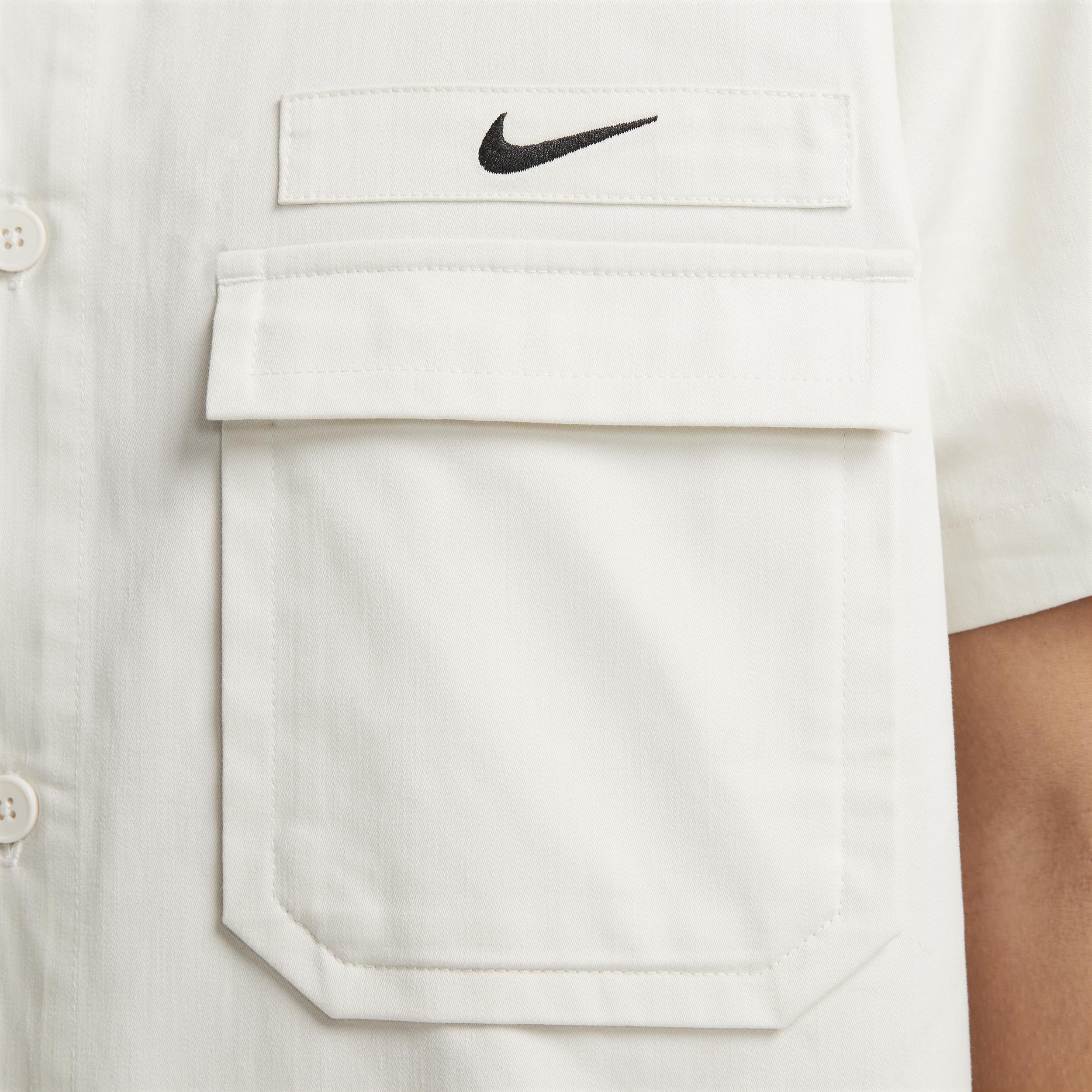 Nike Woven Military Short-Sleeve Button-Down Shirt Product Image