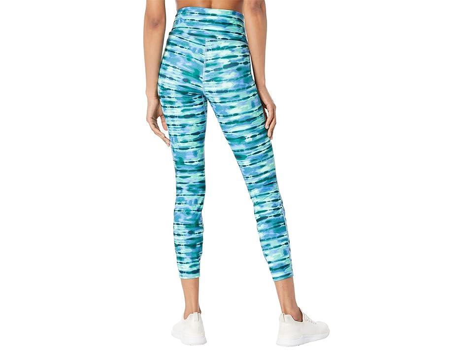 L.L.Bean Everyday Performance High-Rise 7/8 Leggings Prepare For Print (Marine Tie-Dye) Women's Casual Pants Product Image