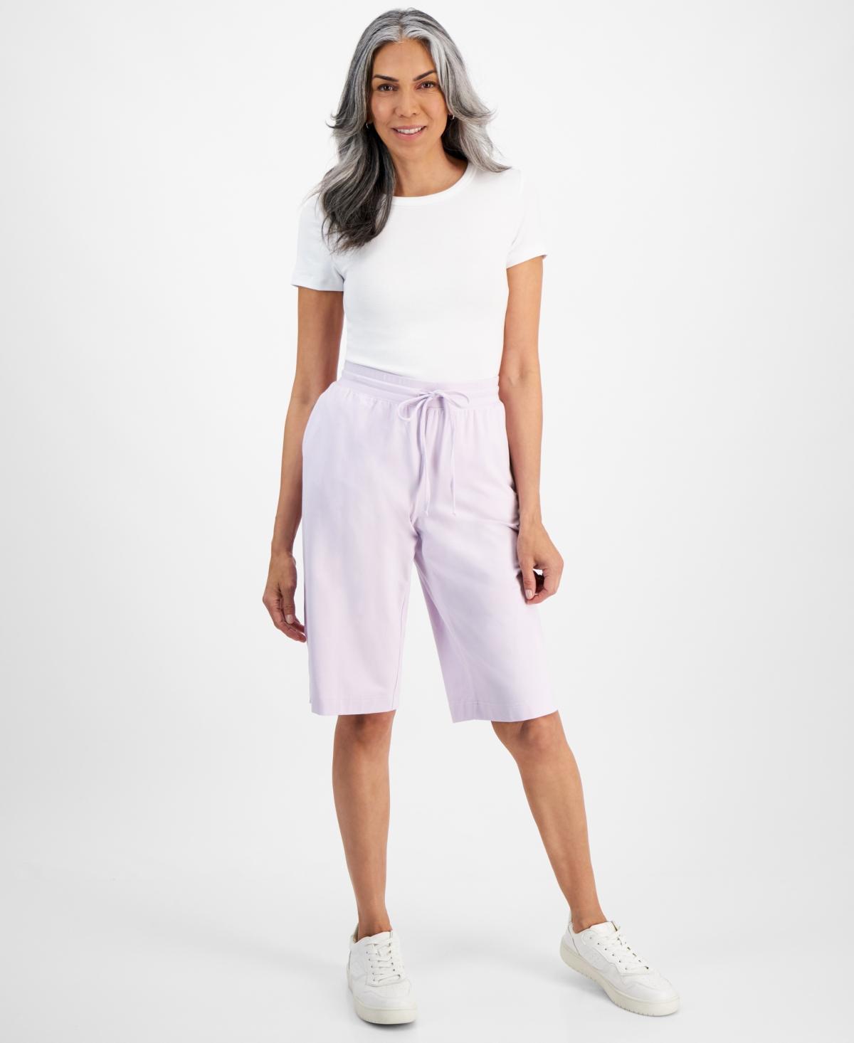 Style & Co Petite Knit Skimmer Pants, Created for Macys Product Image