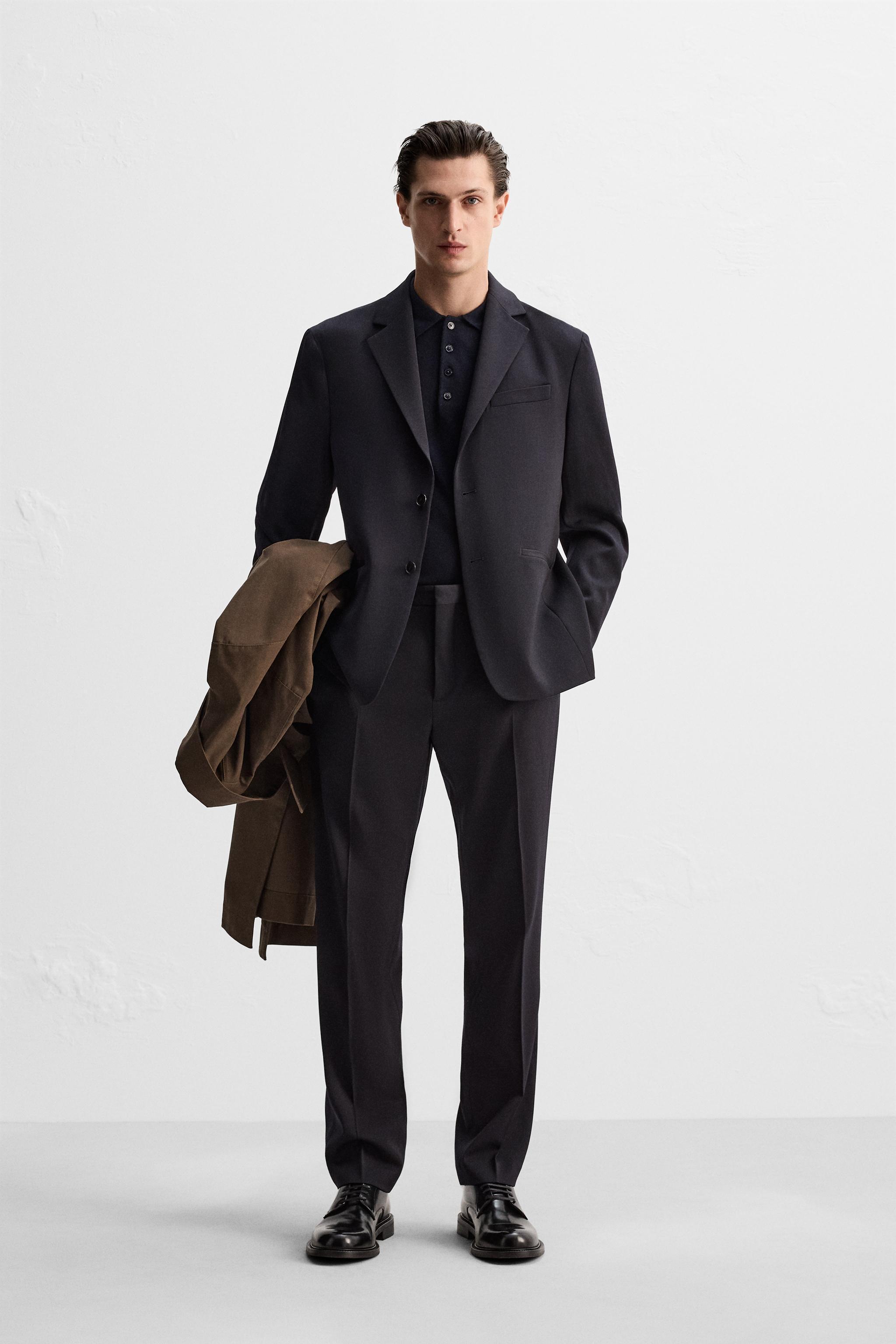 100% WOOL SUIT PANTS product image