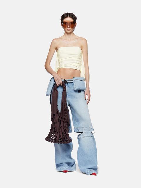 Sky blue long pants Product Image