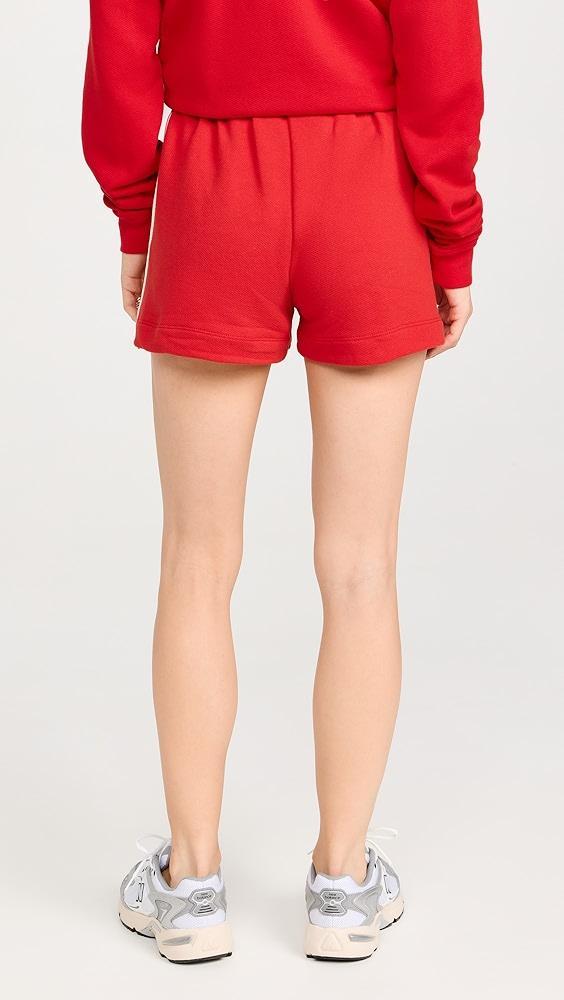 DONNI. The Stripe Eco Terry Shorts | Shopbop Product Image