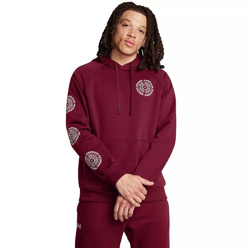 Mens UA Rival Fleece High Brand Read Logo Hoodie Product Image