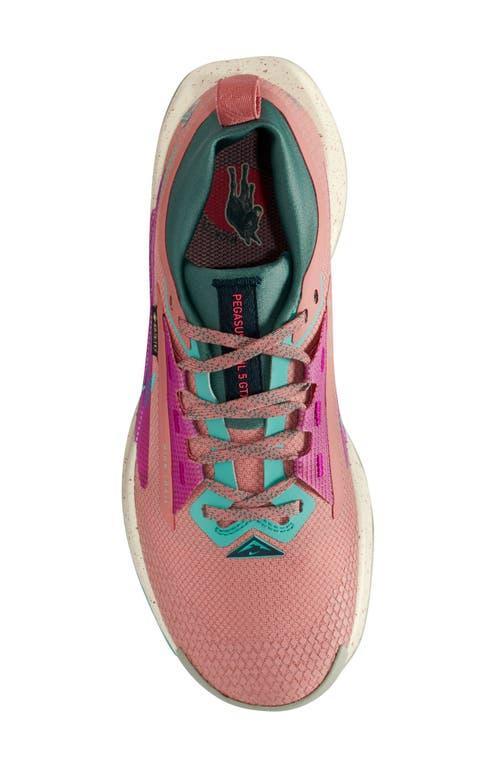 NIKE Women's Pegasus Trail 5 Gore-tex Waterproof Trail Running Shoes In Pink Product Image