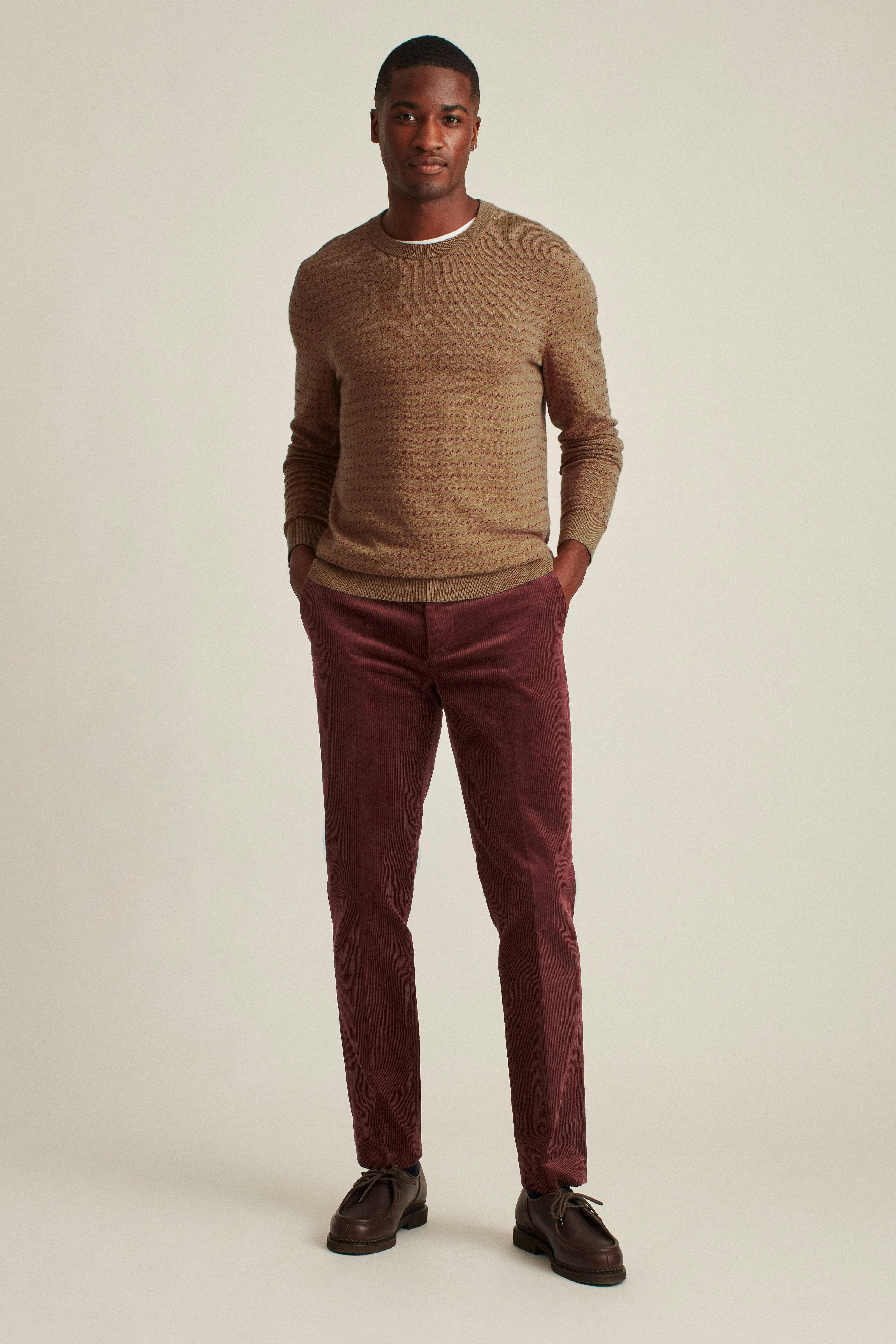 Italian Stretch Corduroy Trouser Product Image