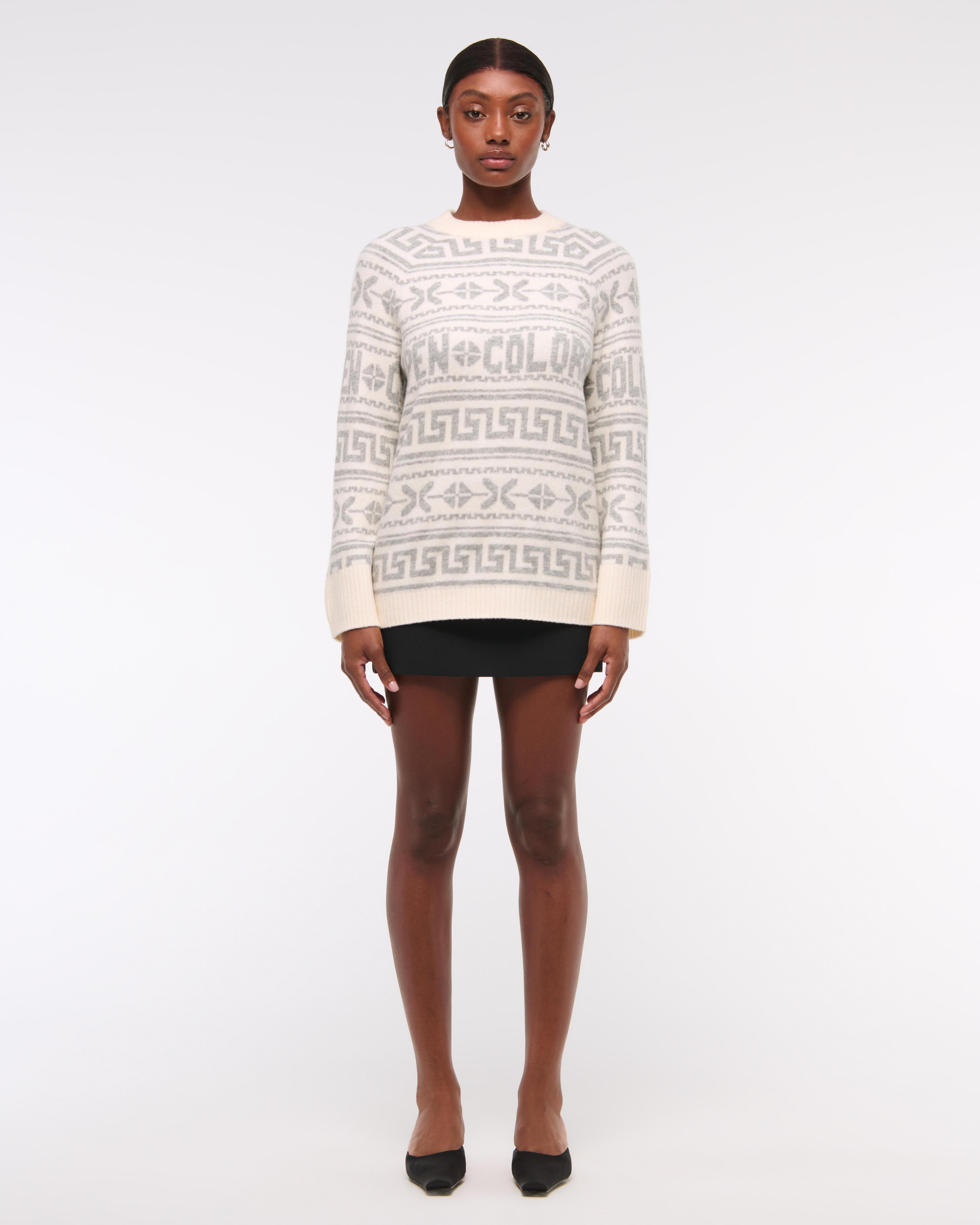 Relaxed Lounge Fairisle Crew Sweater Product Image