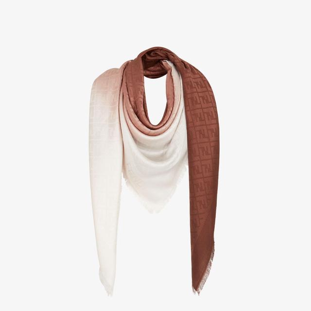 FF ShawlBrown silk and wool shawl Product Image