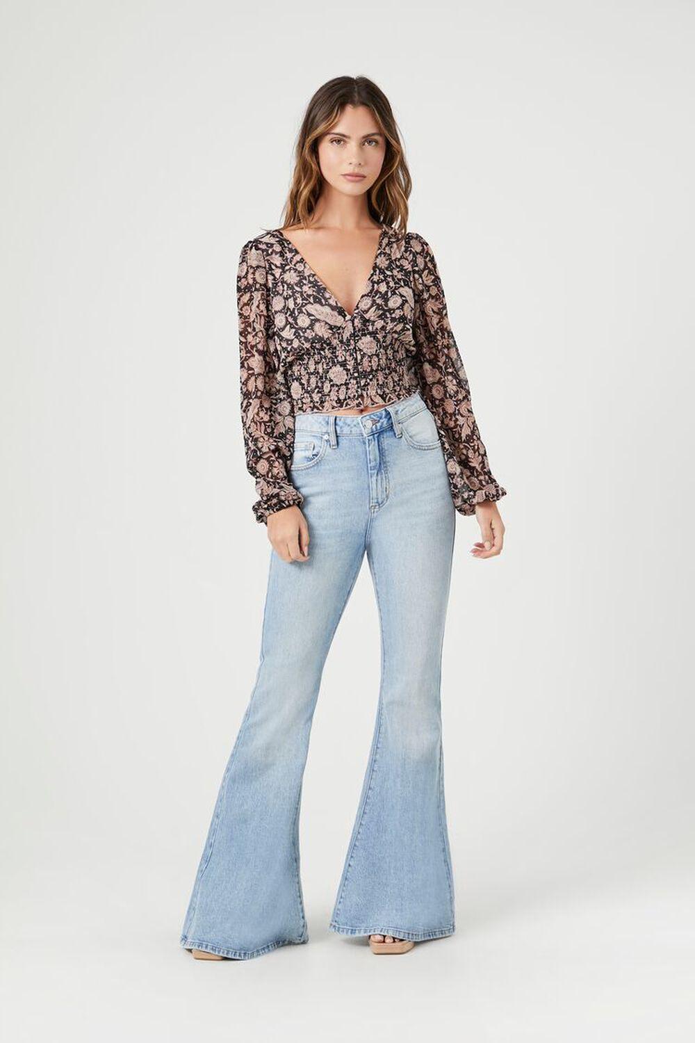 Flare High-Rise Jeans | Forever 21 Product Image