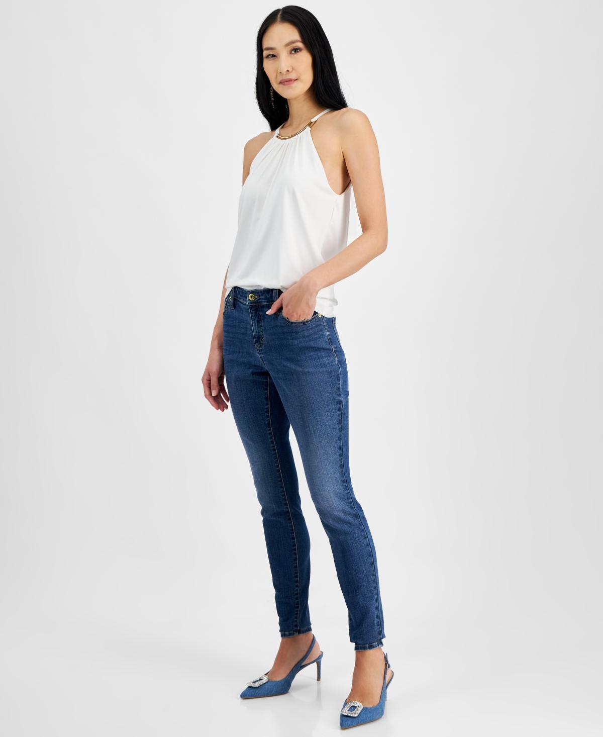 I.n.c. International Concepts Womens Curvy Mid Rise Skinny Jeans, Created for Macys Product Image