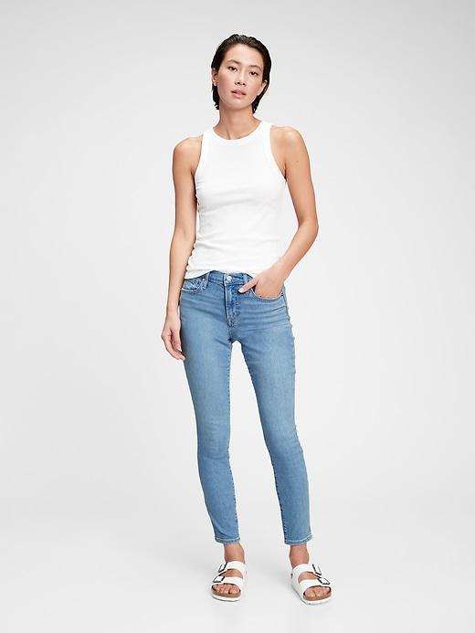 Mid Rise True Skinny Jeans Product Image