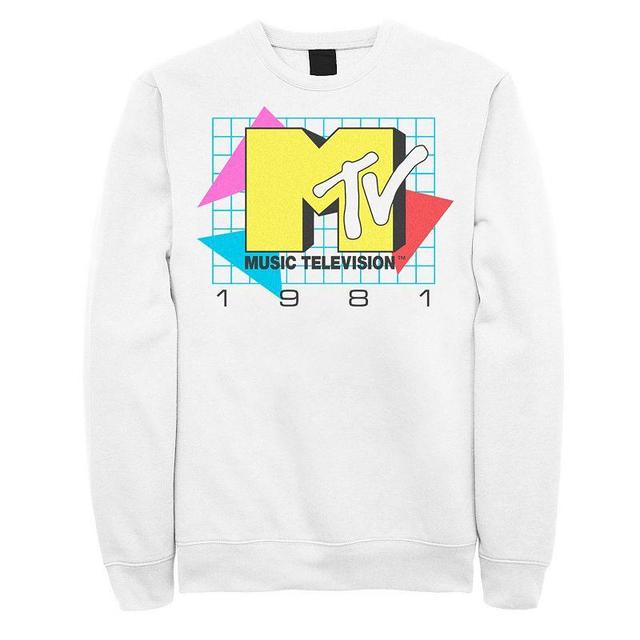 Mens MTV Music Television 1981 Logo Graphic Sweatshirt Product Image